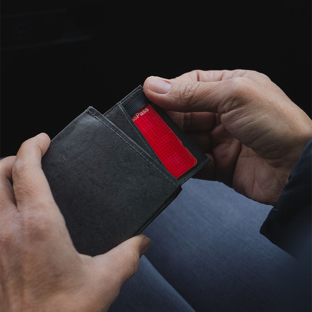 Paprcuts RFID PRO Wallet Just Black Portemonnaie RFID-Schutz