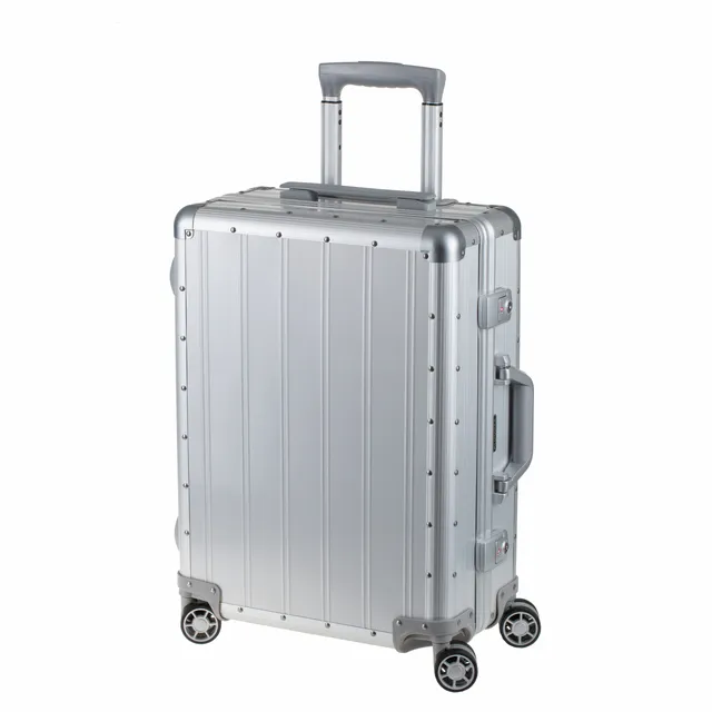 Alumaxx Orbit Reisetrolley Aluminium Silber Matt 55 cm TSA