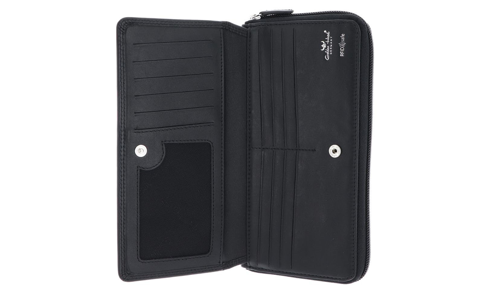 Golden Head Polo 2803 Geldbörse Schwarz RFID Damen