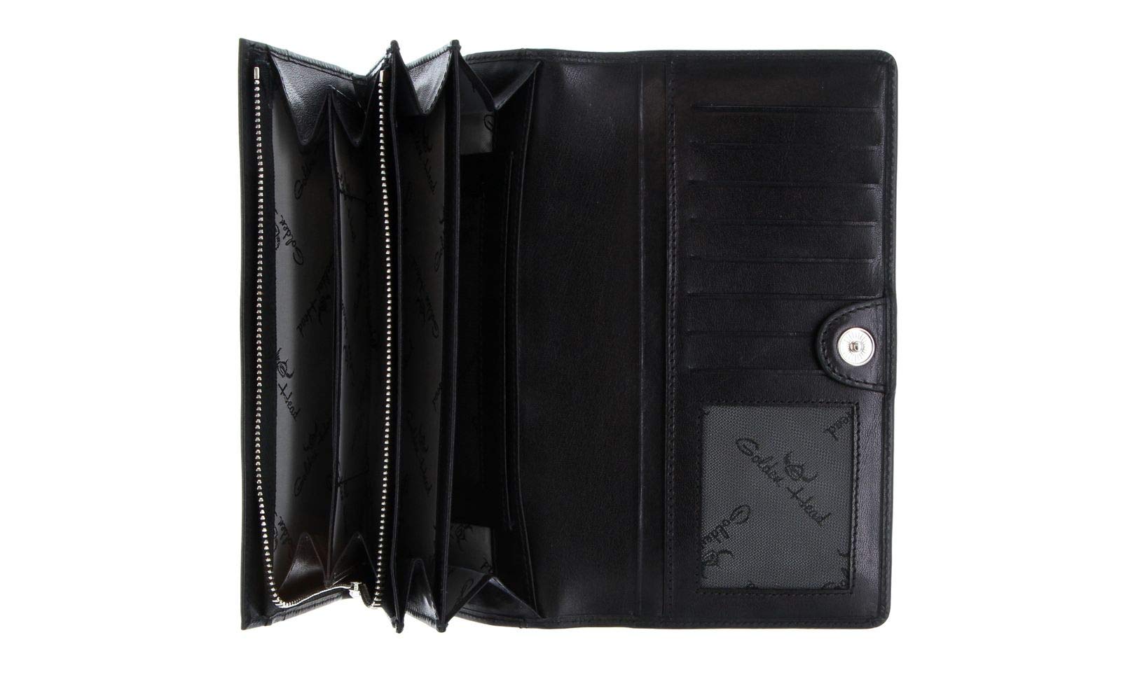 Golden Head Colorado Classic Damenbörse Leder schwarz 19 cm