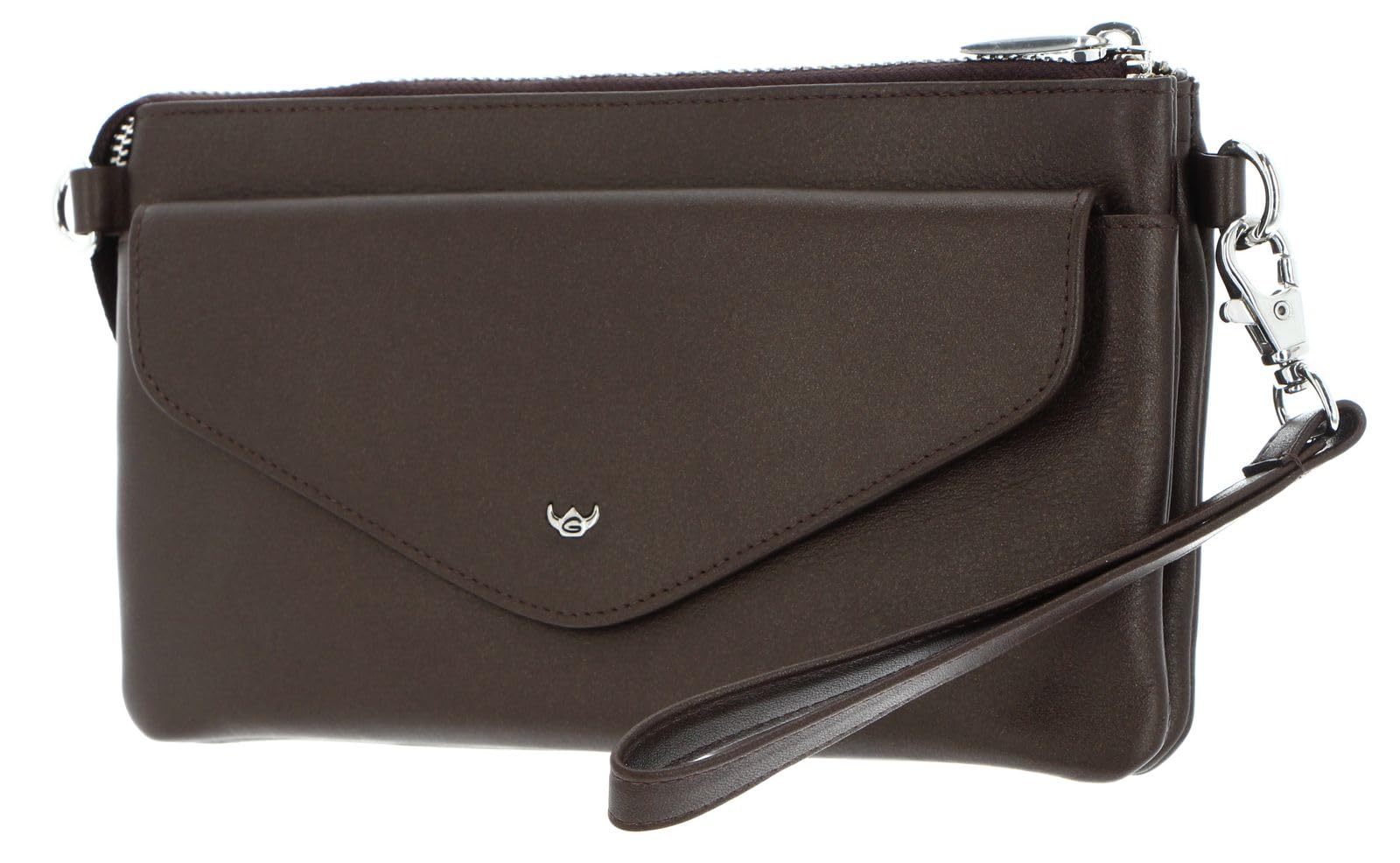 Golden Head Valencia Minibag Clutch Bronze RFID Leder