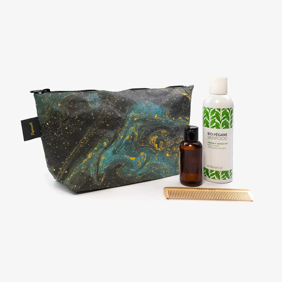 Paprcuts Kulturbeutel Saphire Marble Waschtasche Marmor 28cm