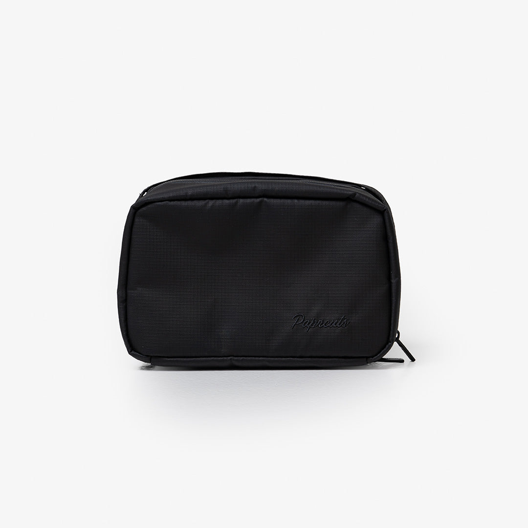 Paprcuts Oslo Organizer Black Ripstop Kulturbeutel 24 cm