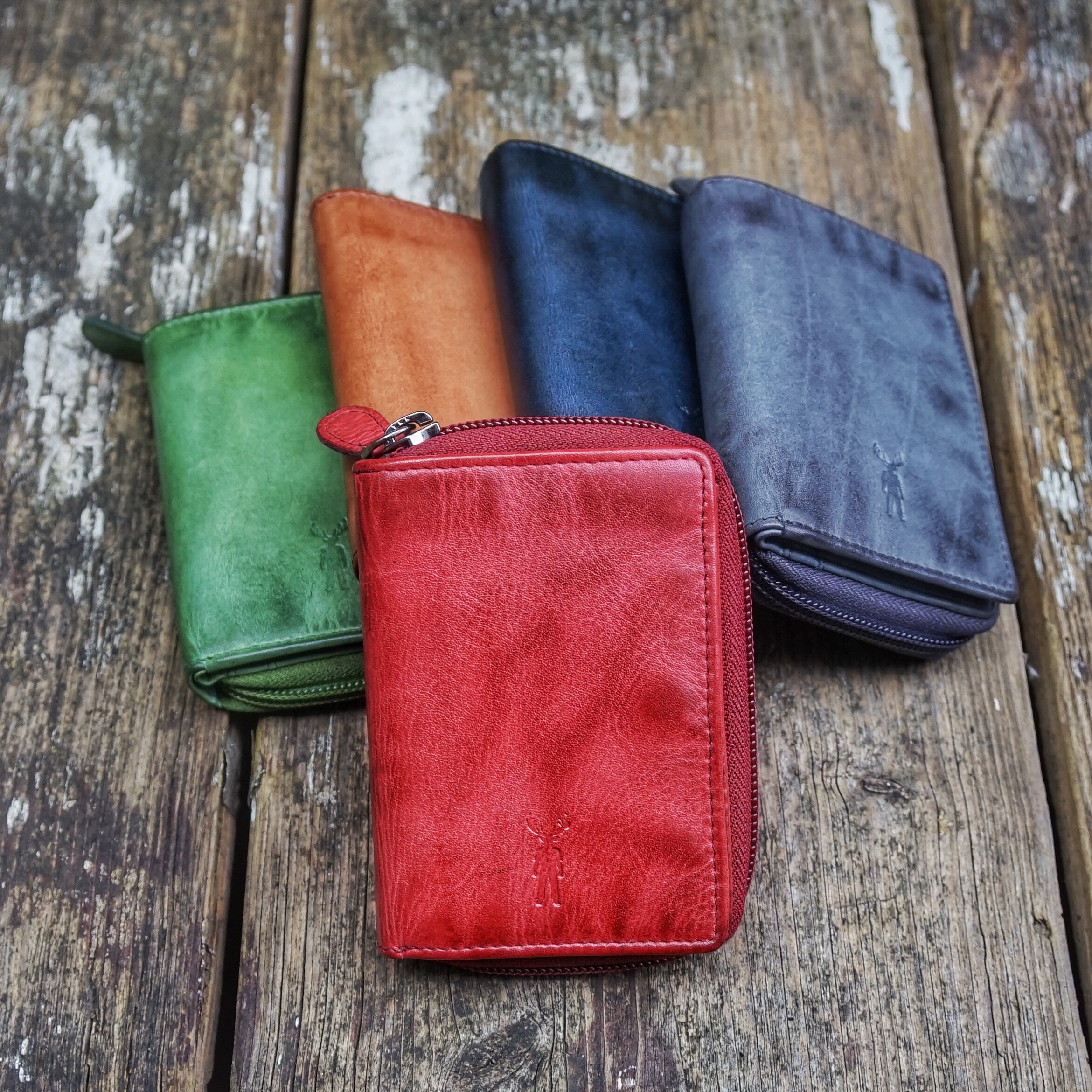 Jack Kinsky Nelson 110 Geldbörse Cognac RFID Leder