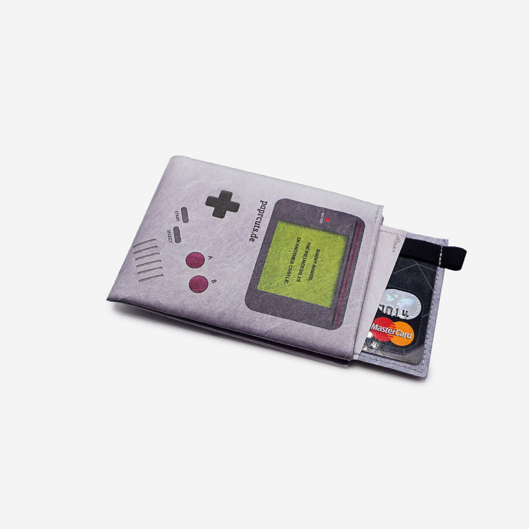Paprcuts RFID PRO Wallet Game Boy Portemonnaie grau RFID