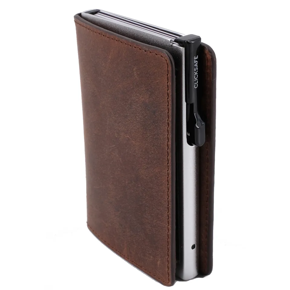 Alumaxx Clicksafe Slim Börse Aluminium RFID