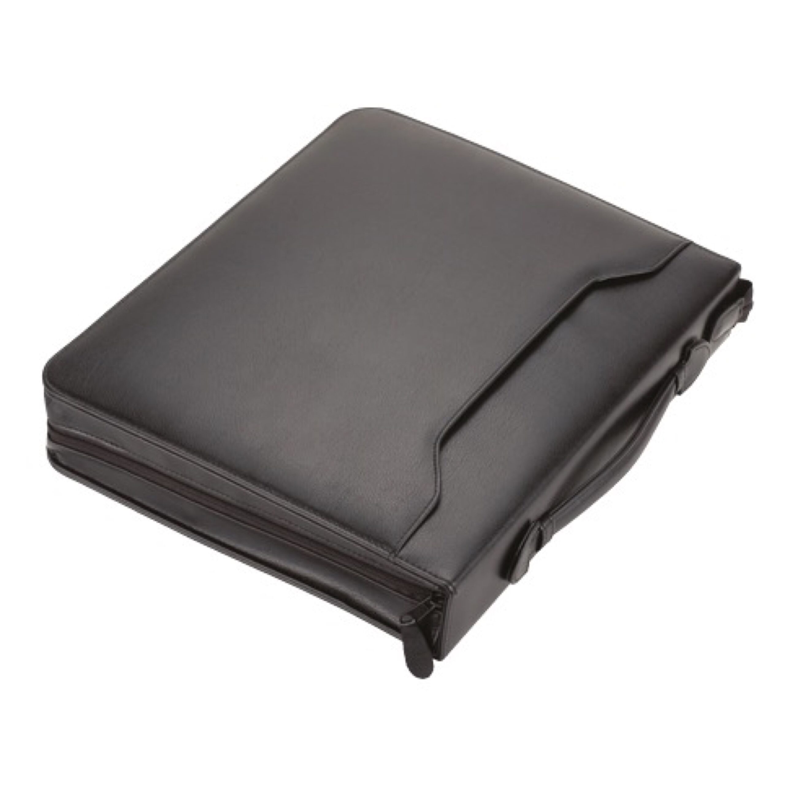 Alumaxx Bergamo Ringbuchmappe A4 schwarz Kunstleder