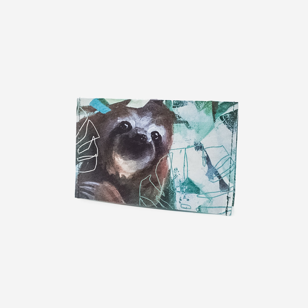 Paprcuts RFID Kartenhalter Happy Sloth Kartenetui vegan