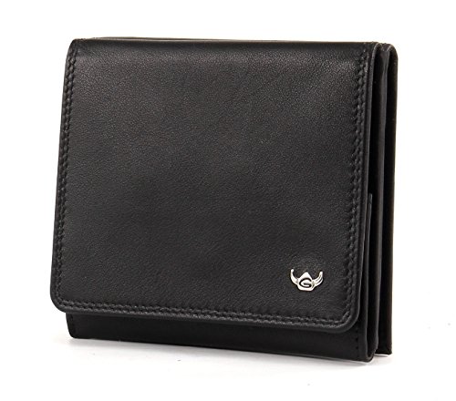 Golden Head Polo Geldbörse II Leder 10 cm schwarz