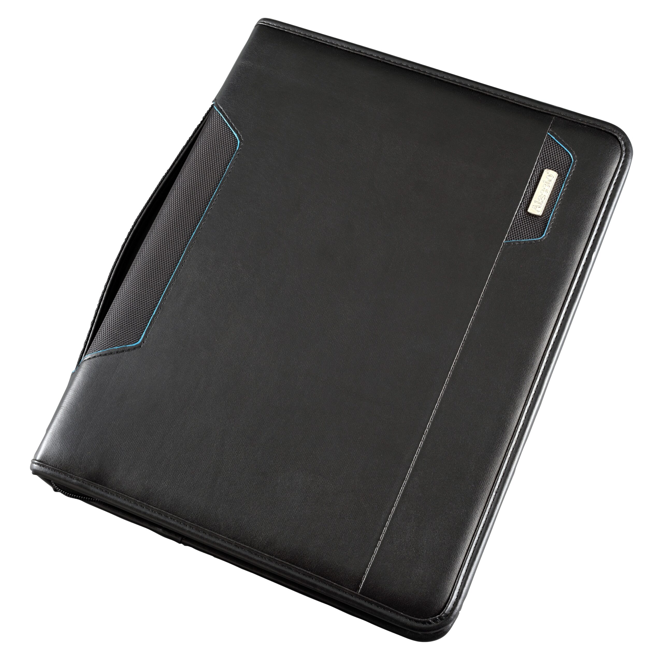 Alumaxx Salerno A4 Schreibmappe schwarz Kunstleder Tabletfach