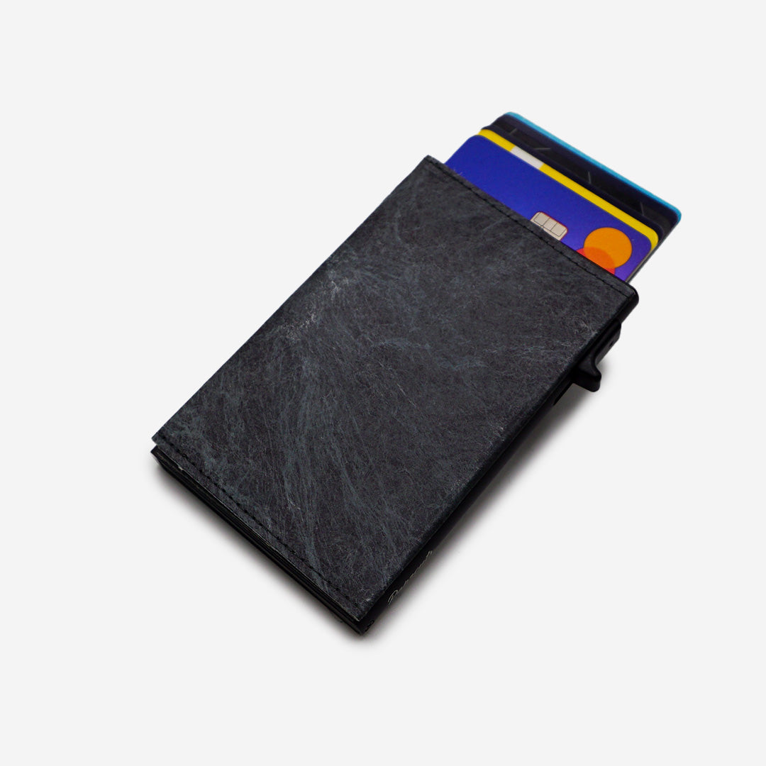 Paprcuts RFID Alu Kartenetui Just Black Portemonnaie schwarz RFID