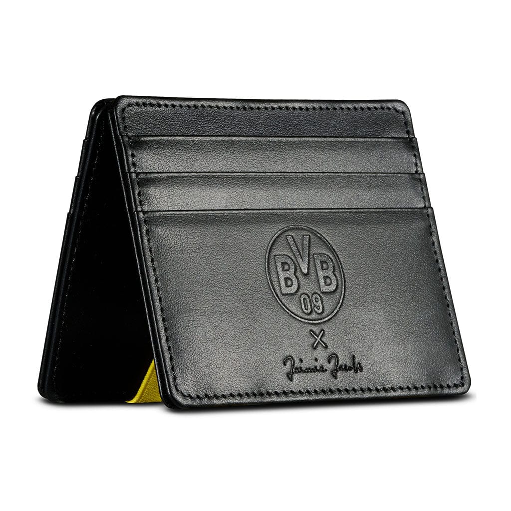 Jaimie Jacobs Flap Boy Slim BVB Geldbörse Schwarz-Gelb