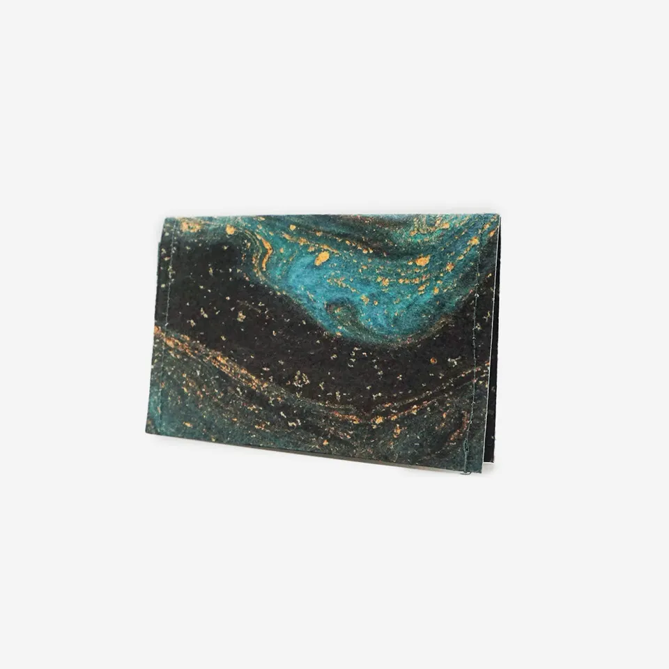 Paprcuts RFID Kartenhalter Saphire Marble Kartenetui vegan Tyvek