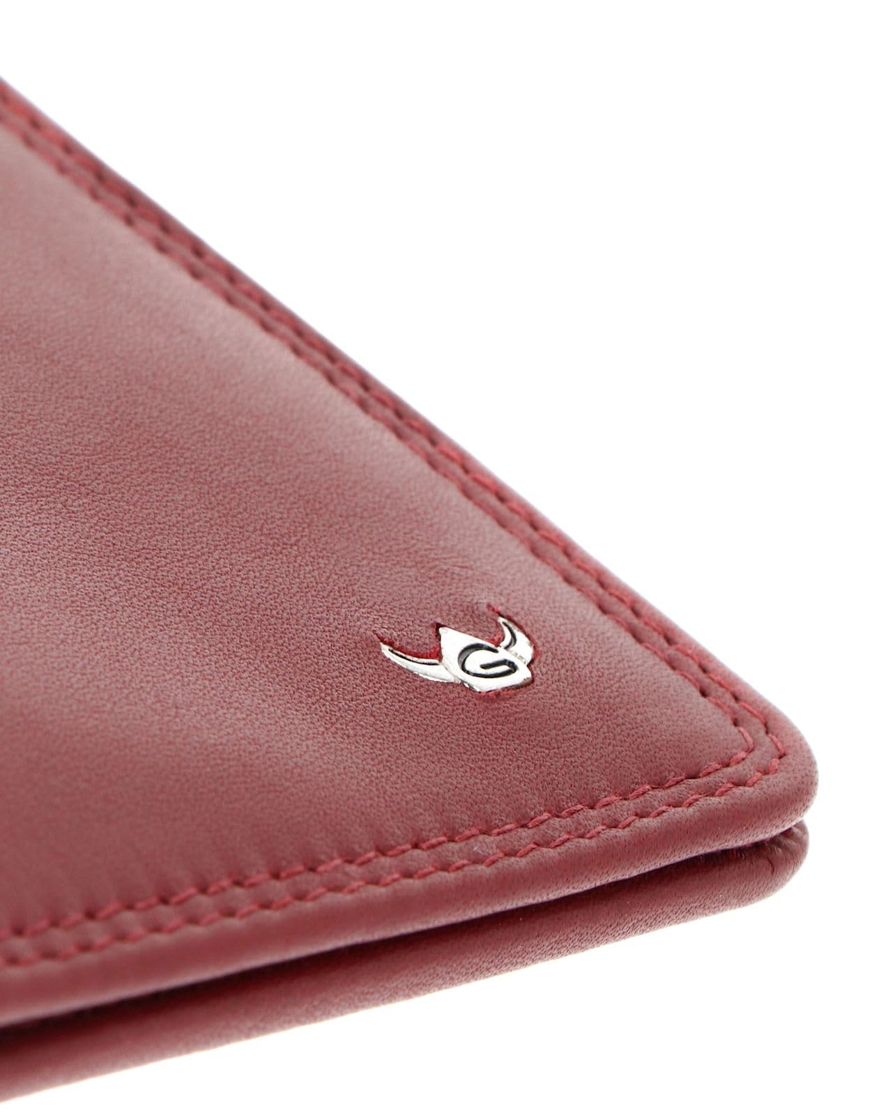 Golden Head Polo RFID Ausweisetui 4481 Rot Rindleder