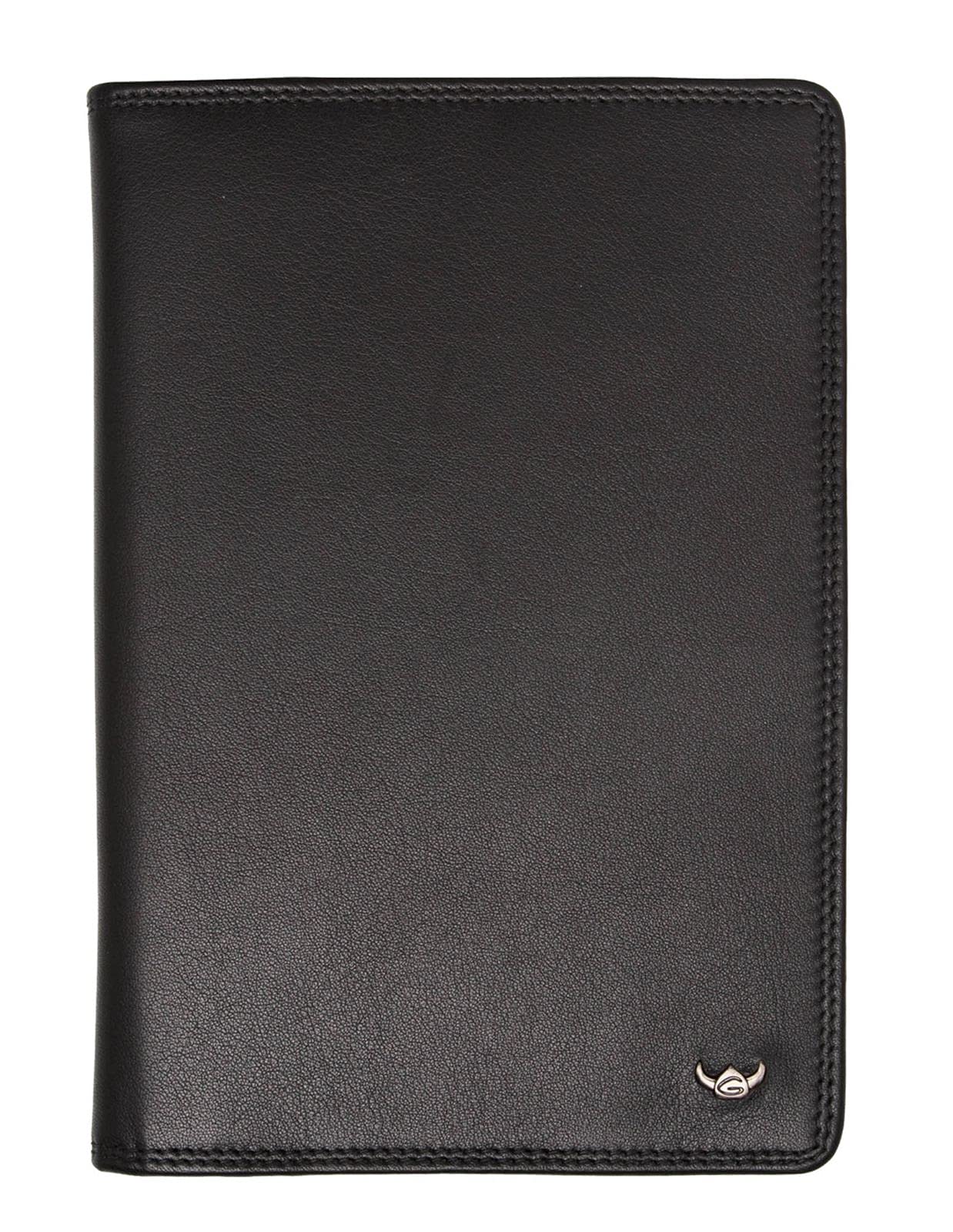 Golden Head Polo Brieftasche 16 cm schwarz Querformat Leder