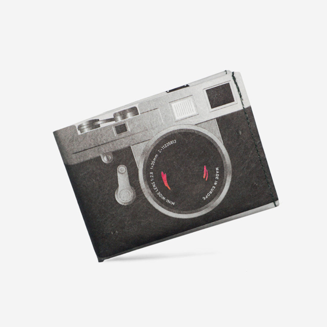 Paprcuts RFID Wallet Kamera Grau Tyvek Portemonnaie