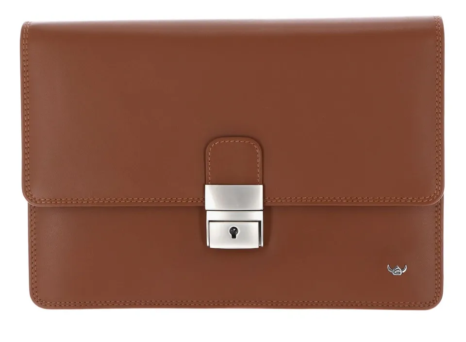Golden Head Polo 8215 Handgelenktasche Cognac Rindleder