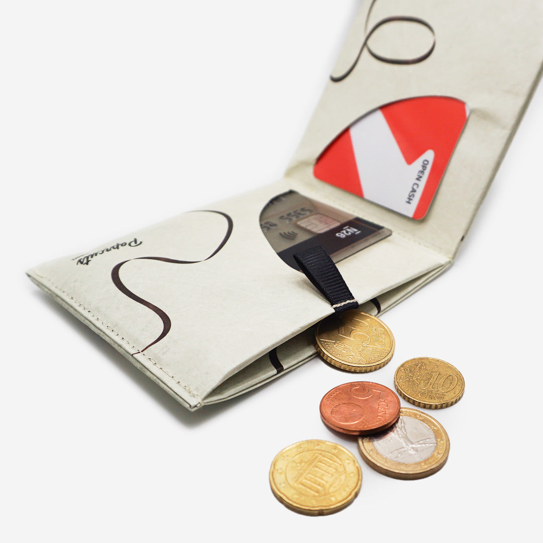 Paprcuts RFID PRO Wallet Mixtape Portemonnaie beige RFID