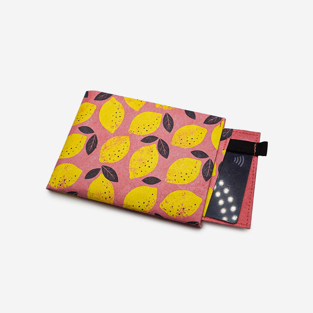 Paprcuts RFID PRO Pink Lemon Portemonnaie rosa Tyvek RFID
