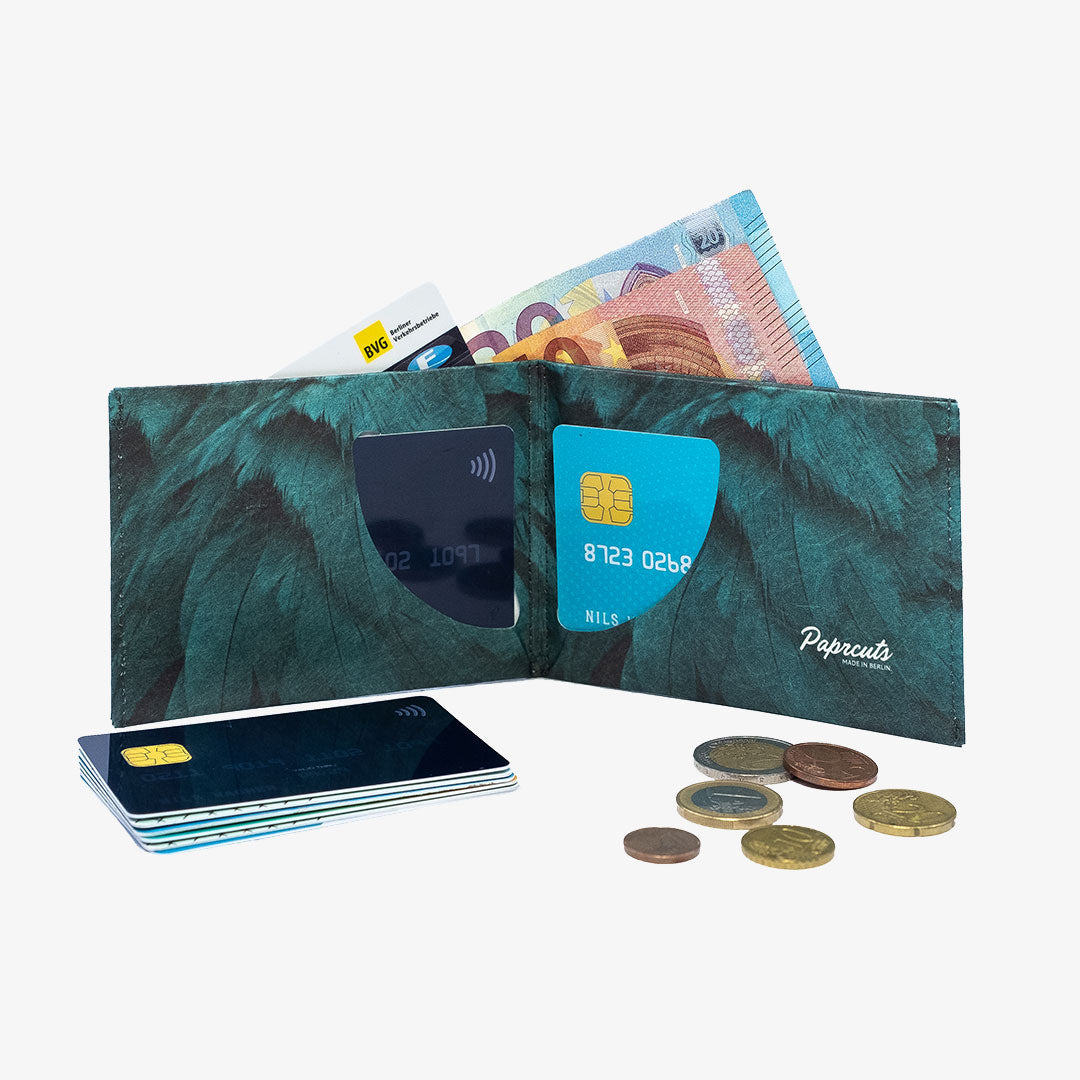 Paprcuts RFID Wallet Ara Portemonnaie grün RFID-Schutz