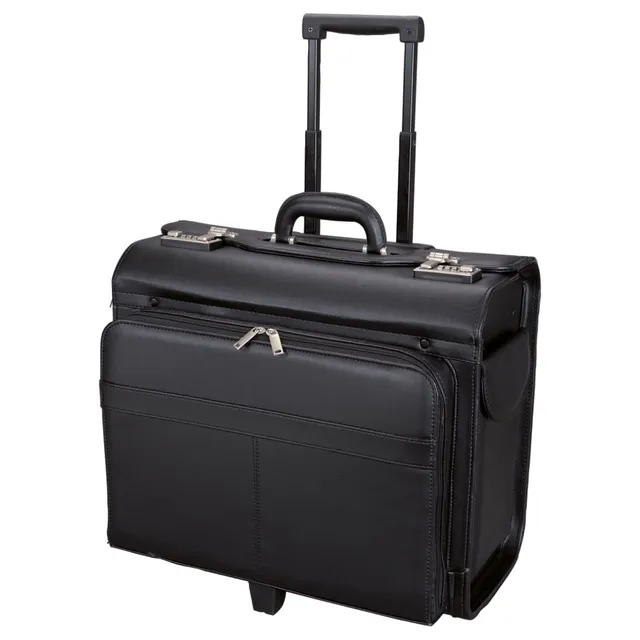 Alumaxx San Remo Pilotenkoffer schwarz 17 Zoll Laptopfach