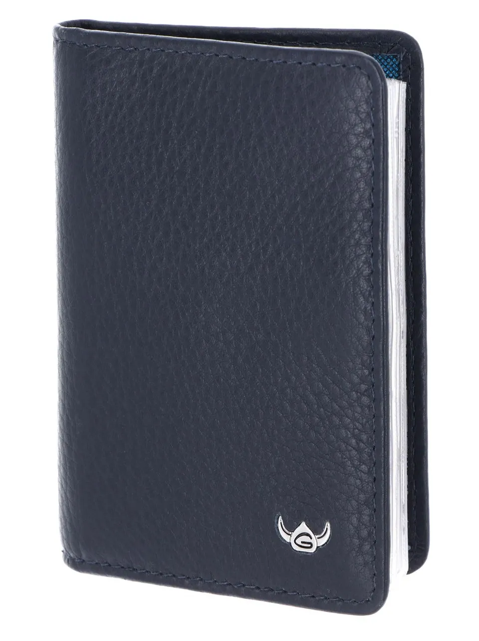 Golden Head Capri 4431 Kartenetui Blau Nappa RFID