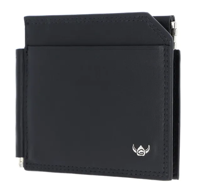 Golden Head Polo Clip-Scheintasche 1960 Schwarz Geldklammer Leder