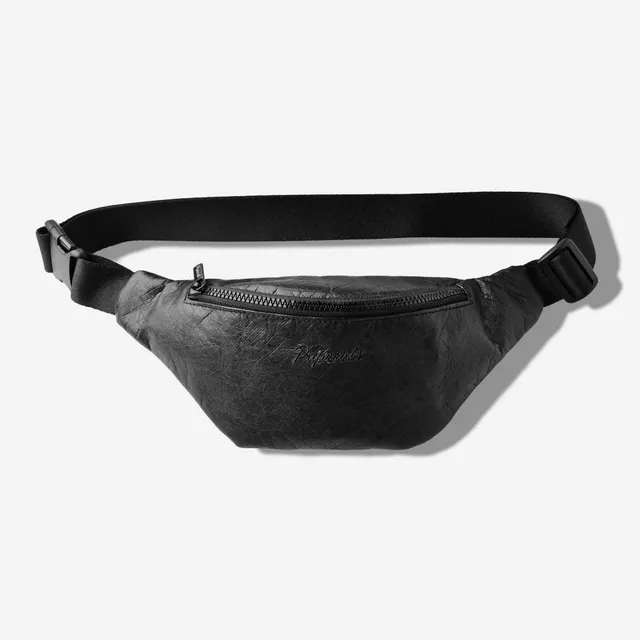 Paprcuts Bauchtasche Just Black Tyvek 2L wasserabweisend