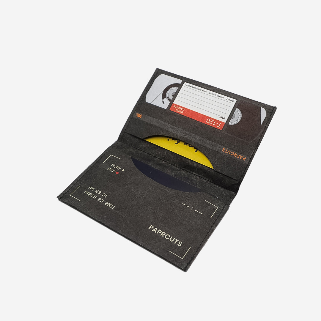 Paprcuts RFID Kartenhalter VHS Kartenetui Retro RFID-Schutz