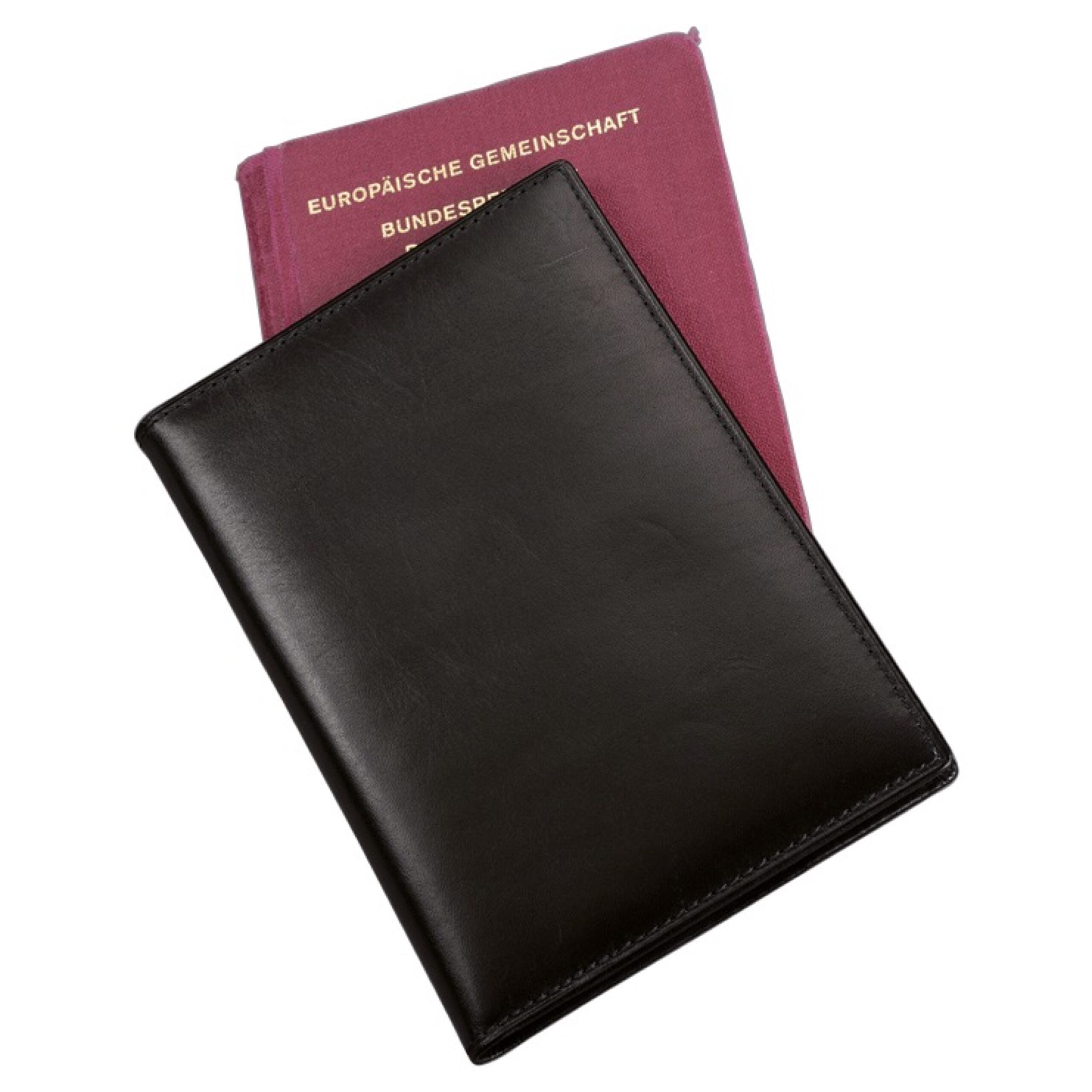 Alumaxx Passhülle RFID Document Safe Nappaleder schwarz