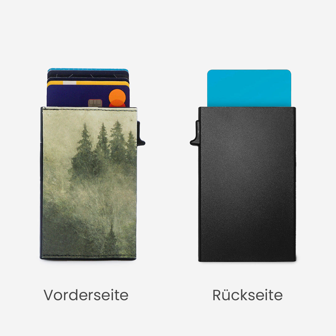 Paprcuts RFID Alu Kartenetui Foggy Morning Kartenetui grün vegan