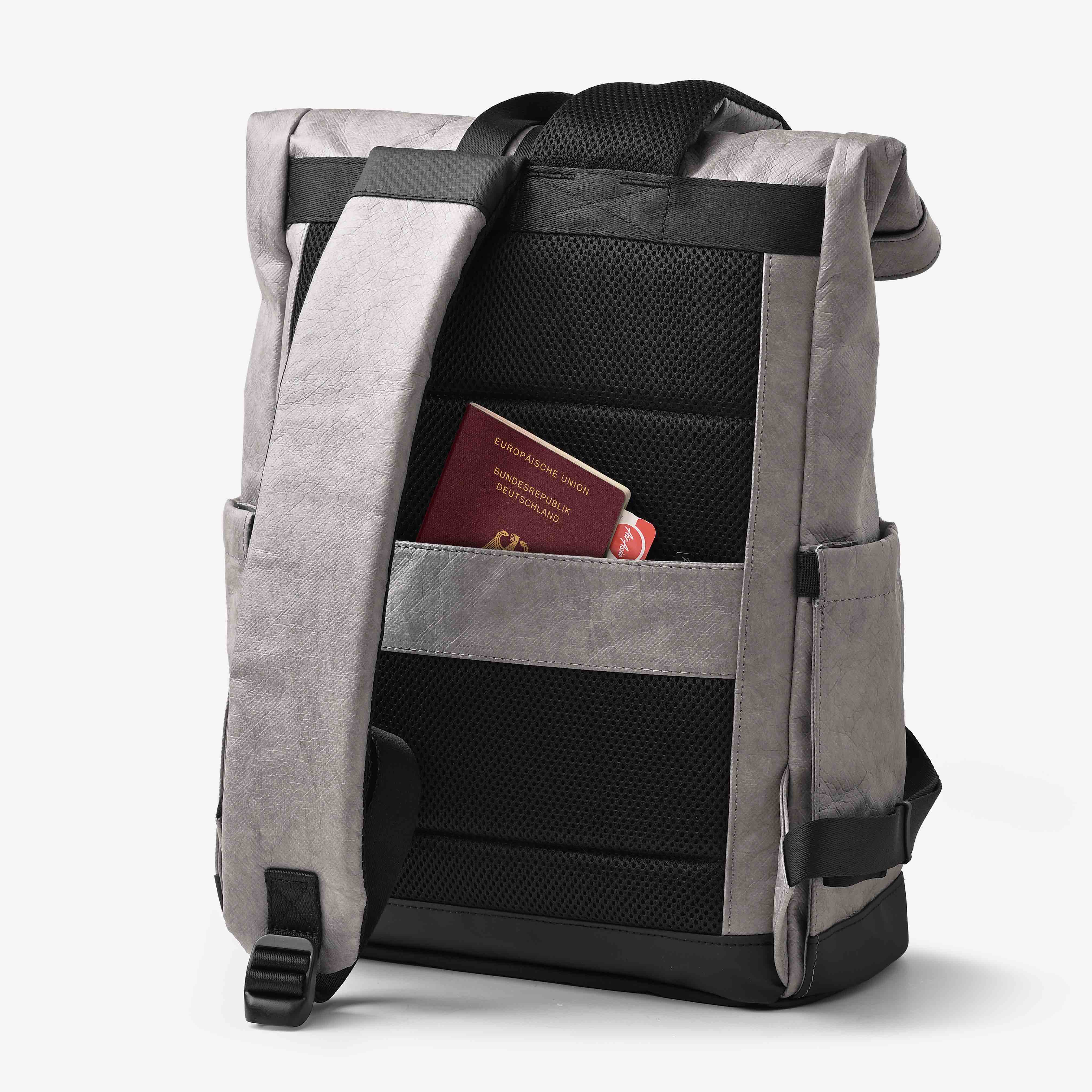 Paprcuts Berlin Rucksack Just Grey Bundle mit Bauchtasche