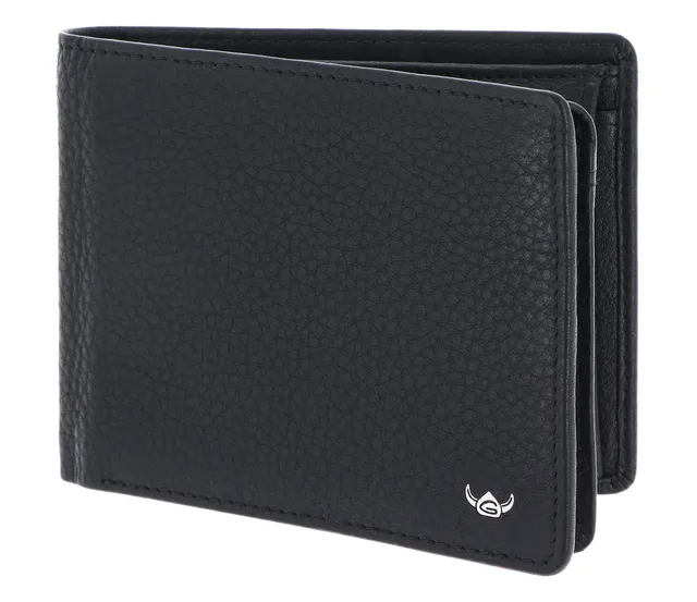 Golden Head Capri 1420 Geldbörse Schwarz RFID Münzfach
