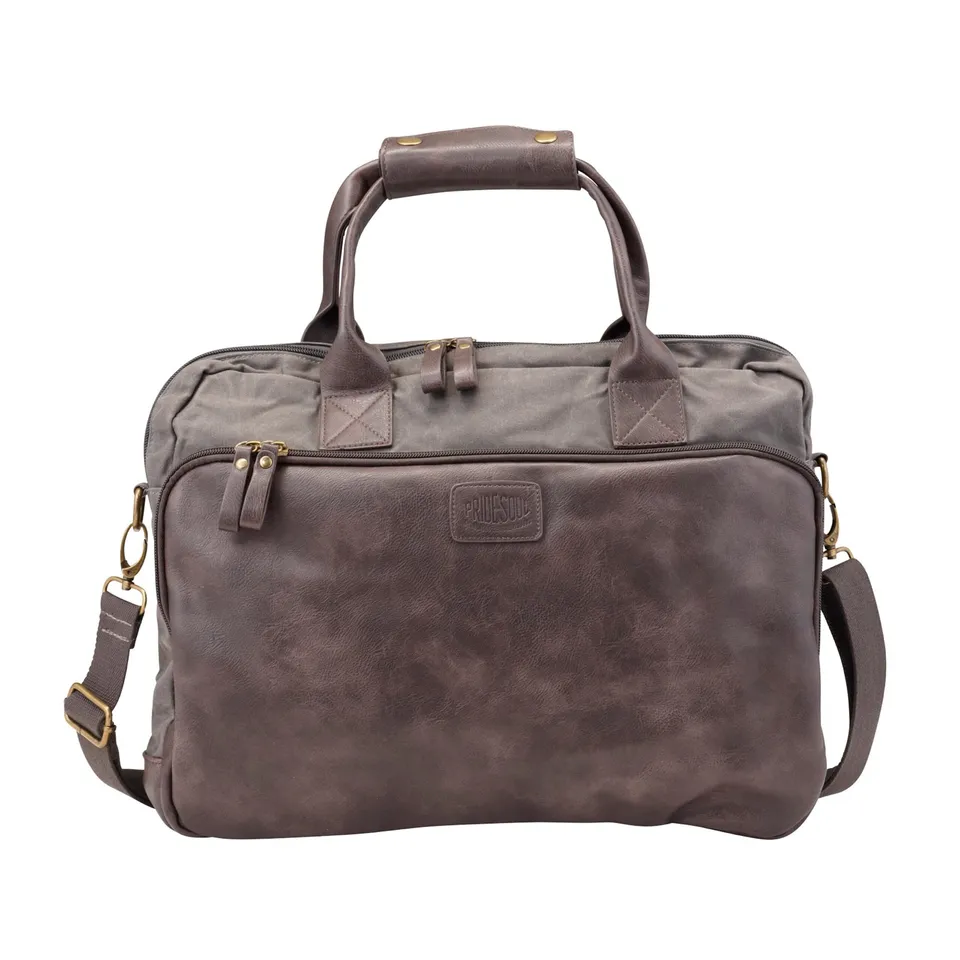 Alumaxx MYSTIFY S Laptoptasche 15 Zoll grau-braun