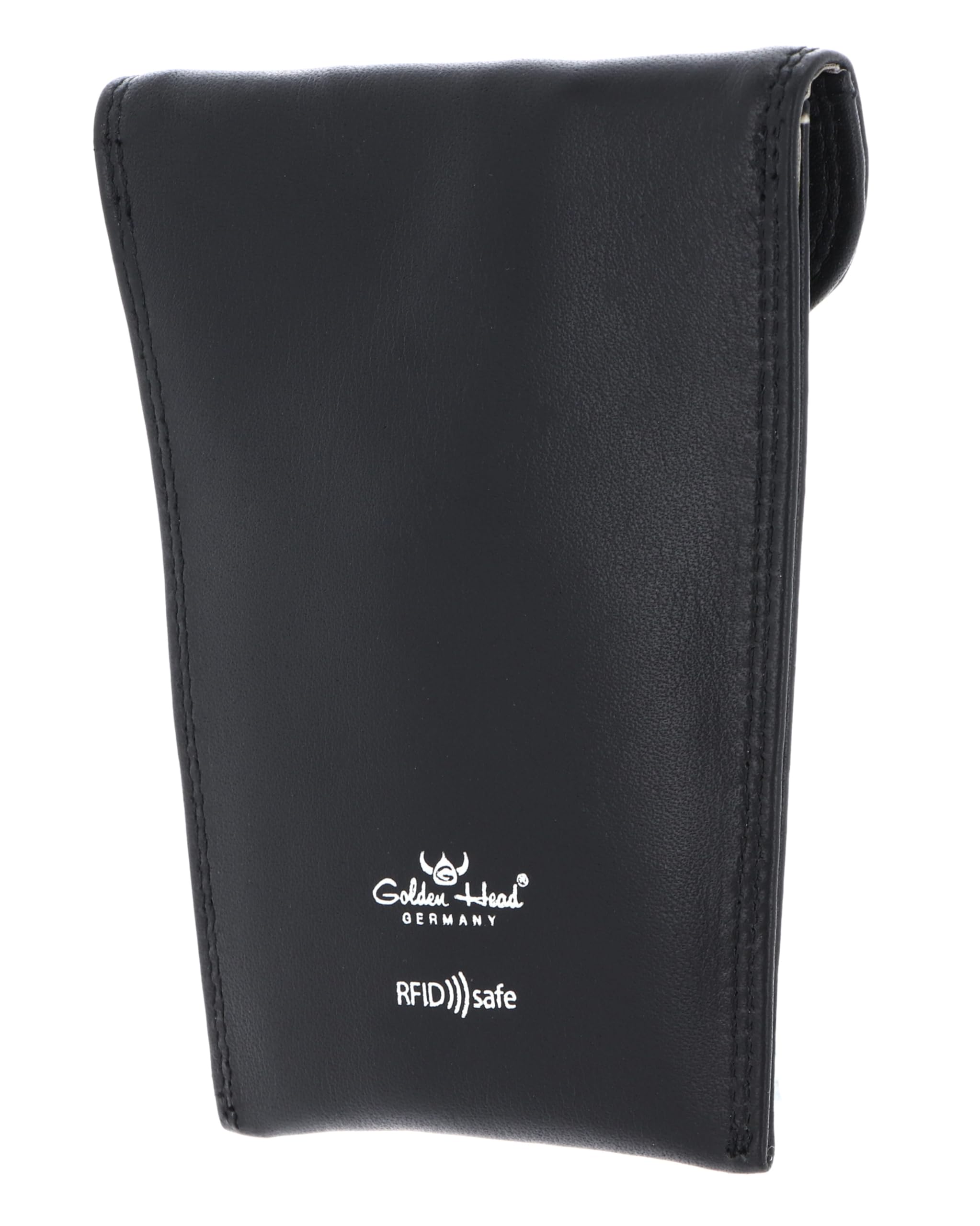 Golden Head Polo Key Case Schlüsselmäppchen Schwarz Leder
