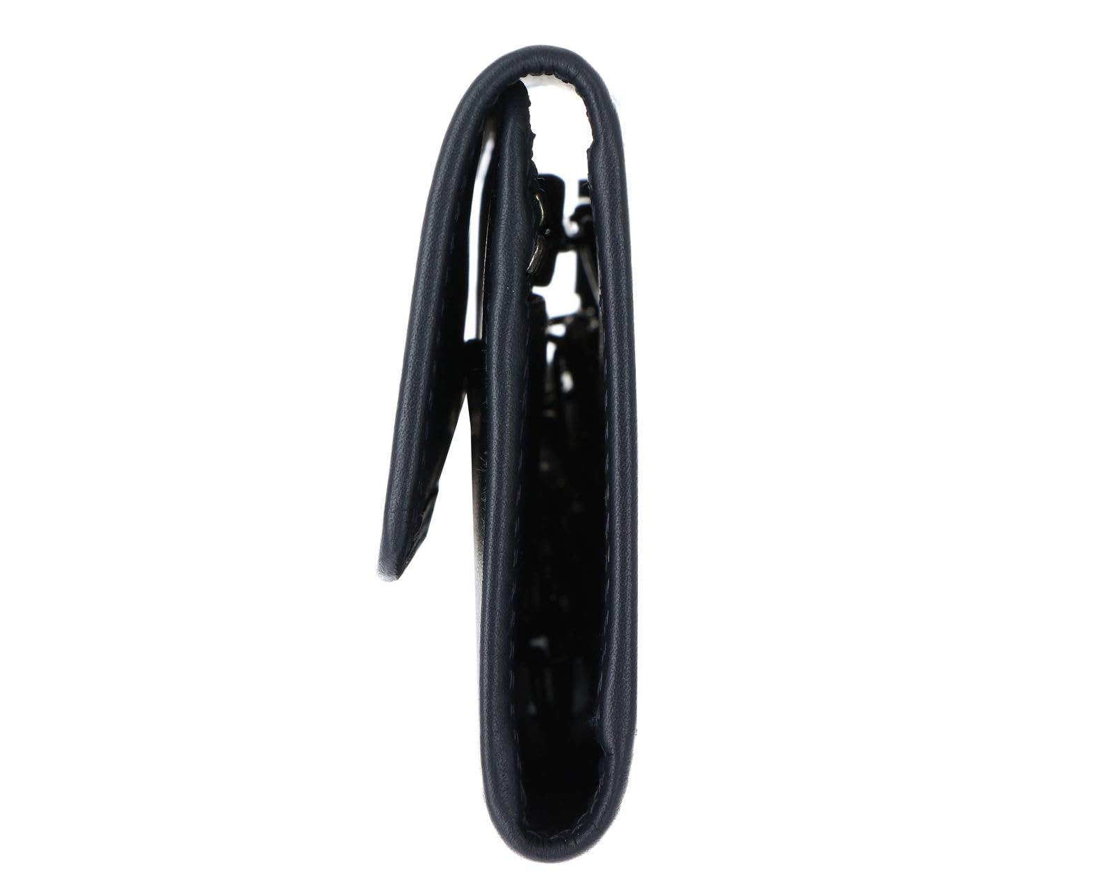 Golden Head Polo Key Case Schlüsseletui Marineblau Rindsleder