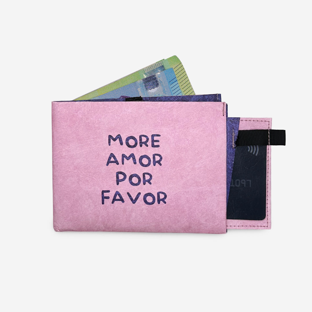 Paprcuts RFID PRO More amor por favor Portemonnaie rosa