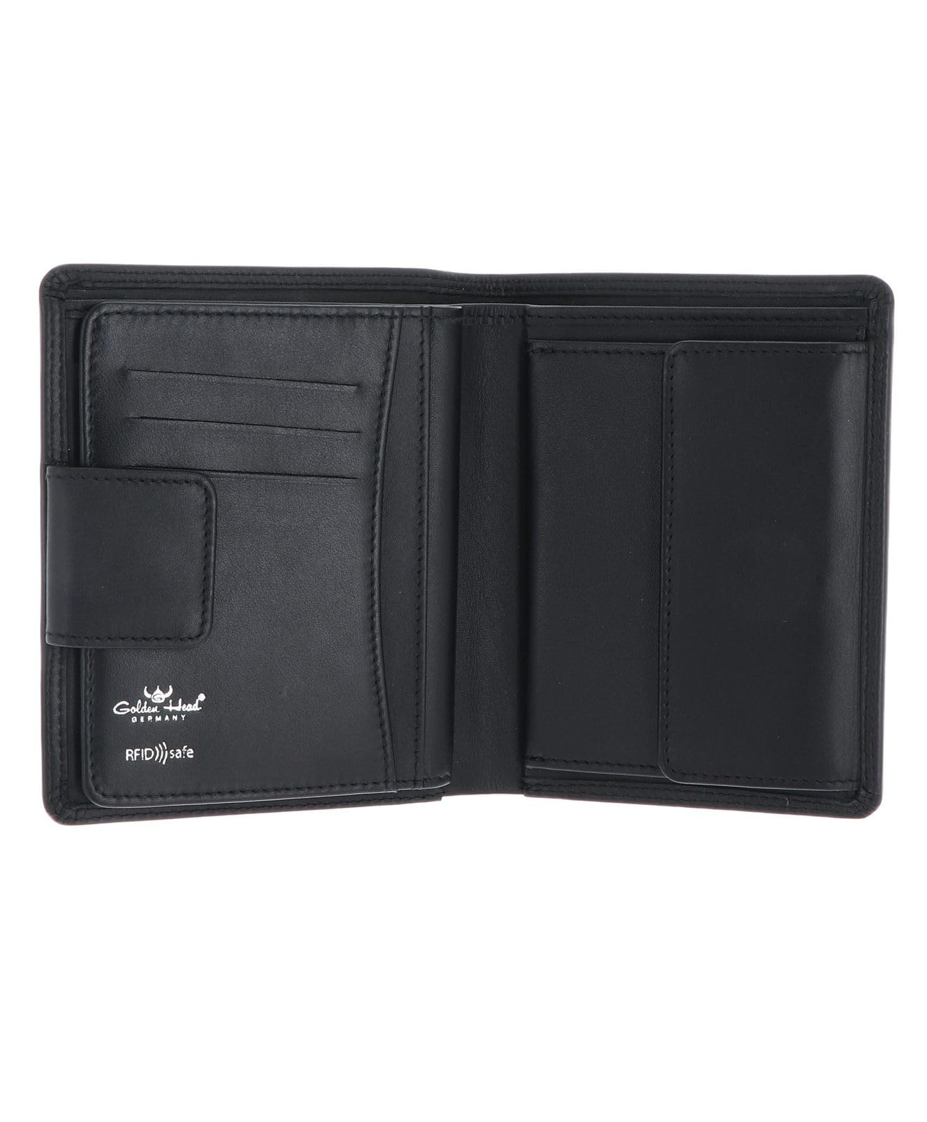 Golden Head Polo 1289 Kombischeintasche Schwarz RFID