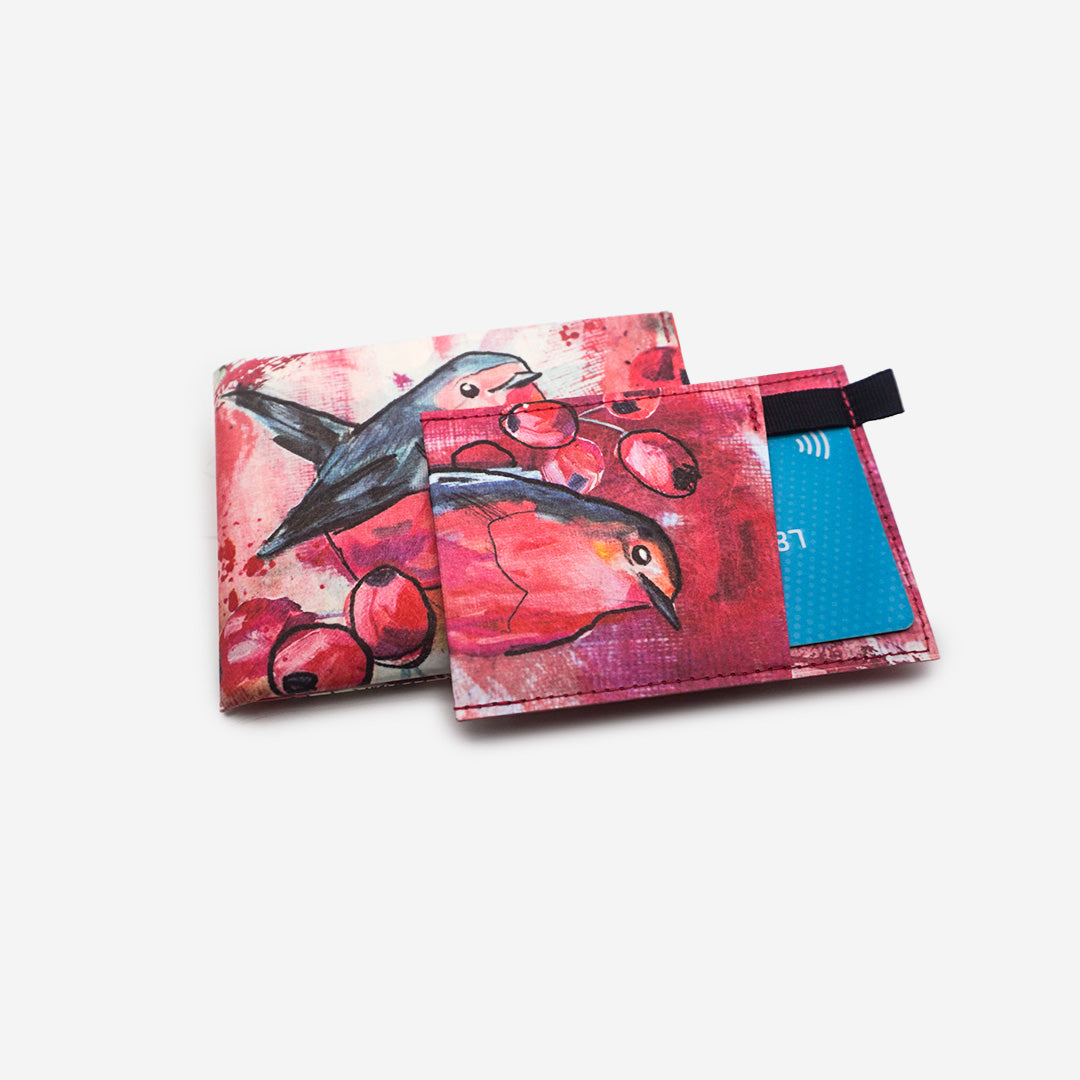 Paprcuts RFID PRO Wallet Curious Redbreast Geldbeutel RFID vegan