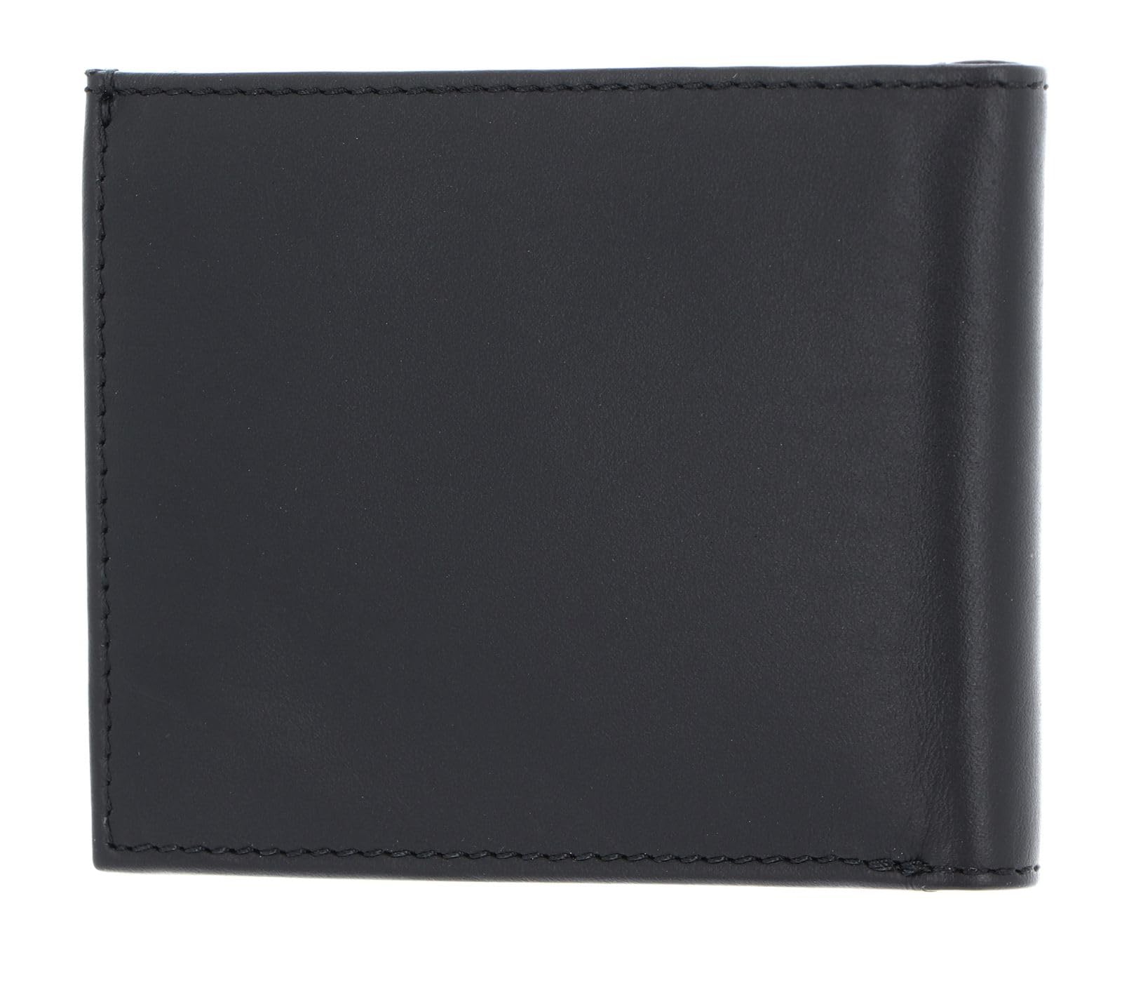 oxmox Leather Pocketbörse Peace Geldbörse schwarz RFID