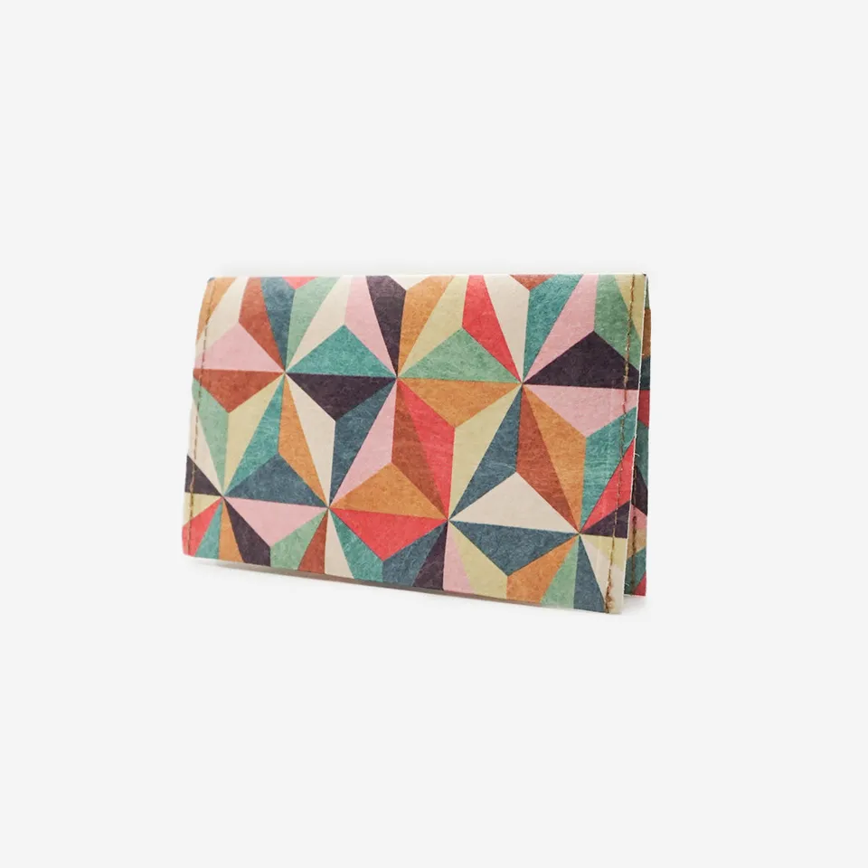 Paprcuts RFID Kartenhalter Abstract Retro Kartenetui bunt
