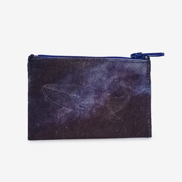 Paprcuts Münzbörse Galactic Whale Münzbeutel RFID blau