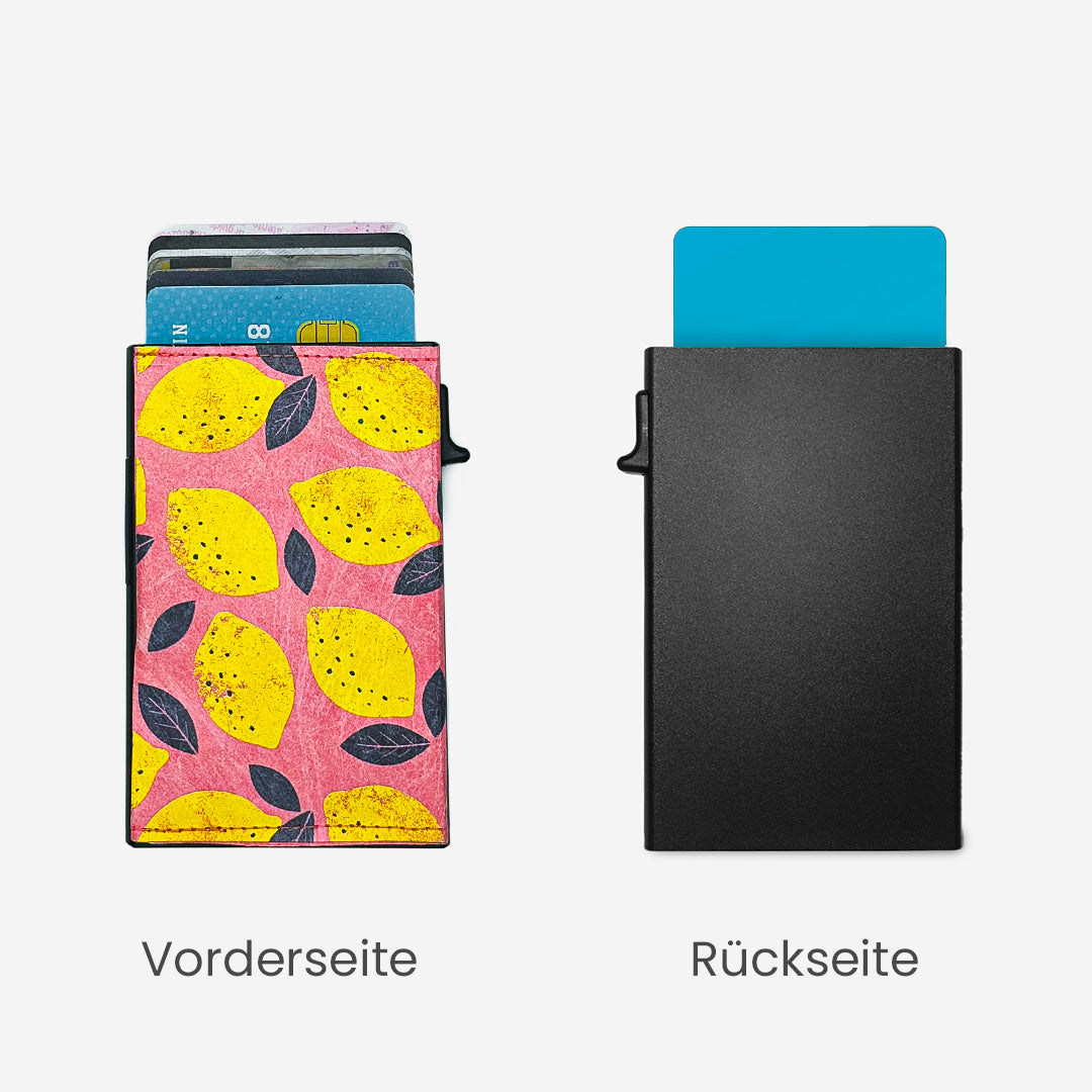 Paprcuts RFID Alu Pink Lemon Reisepasshülle rosa vegan