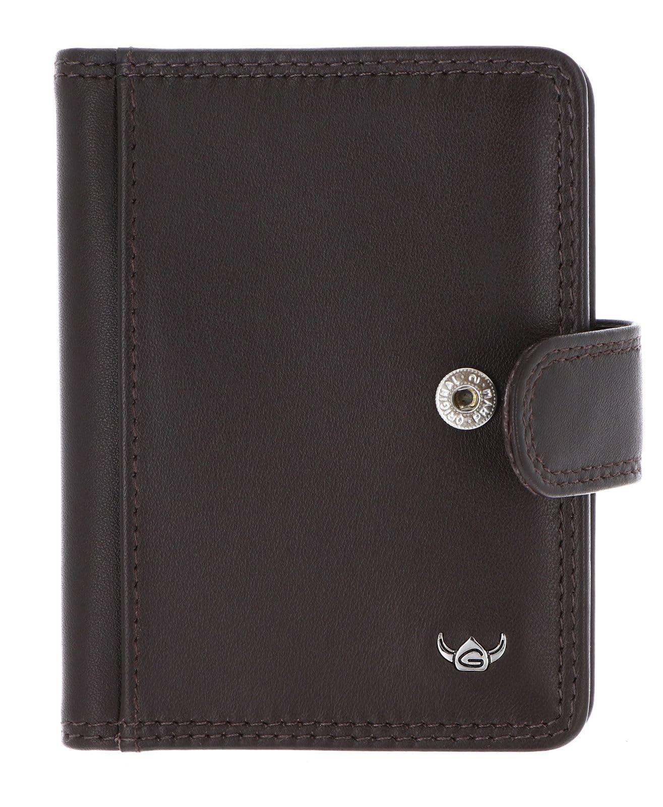 Golden Head Polo 4516 Kartenetui Dunkelbraun RFID Riegel