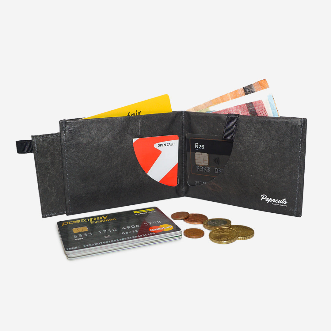 Paprcuts RFID PRO Wallet Just Black Portemonnaie RFID-Schutz