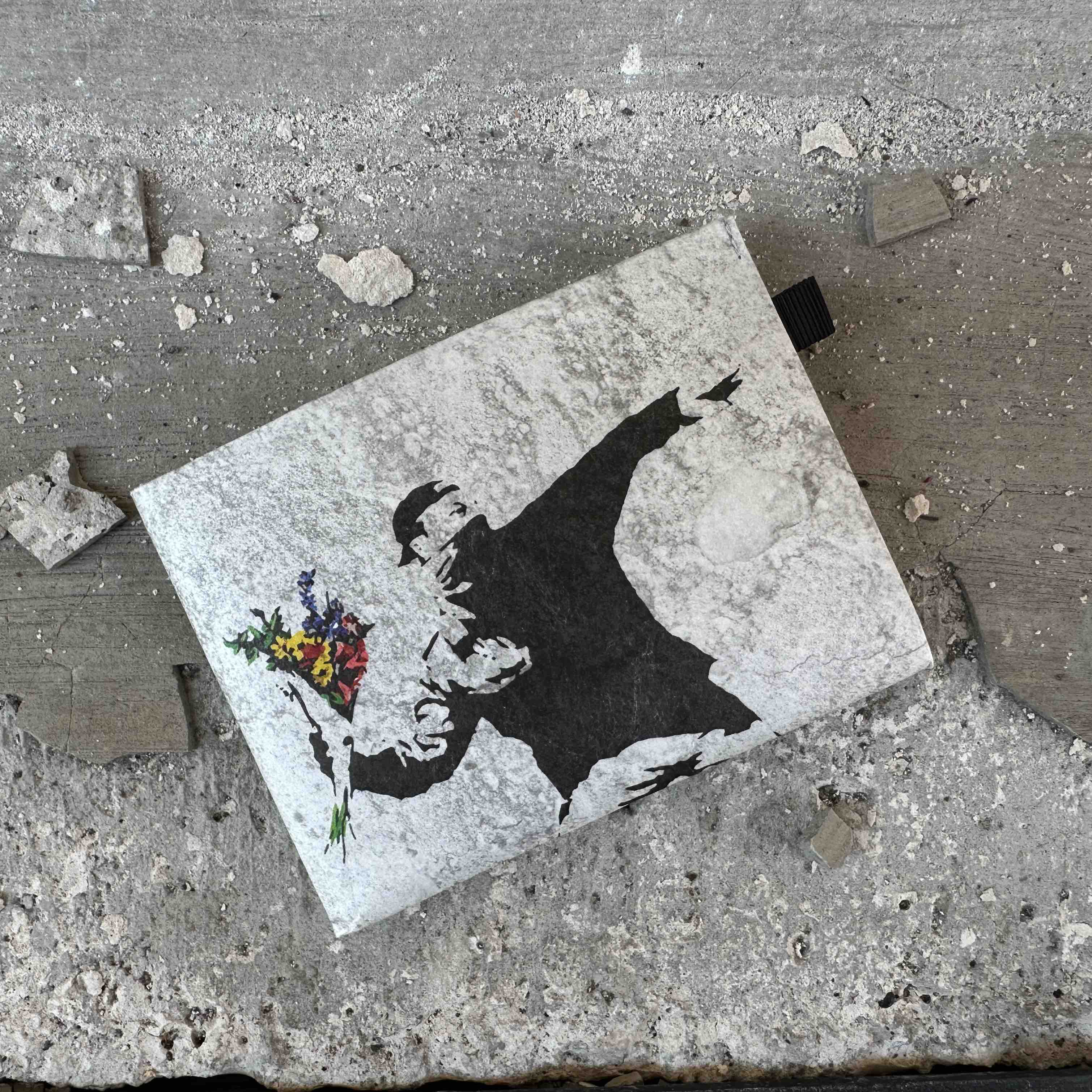 Paprcuts RFID PRO Flower Thrower Portemonnaie weiß Tyvek