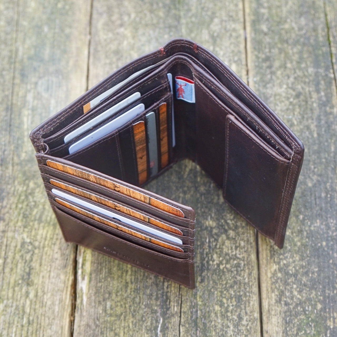Jack Kinsky Colombo 200 Geldbörse Mocca Pull-Up Leder