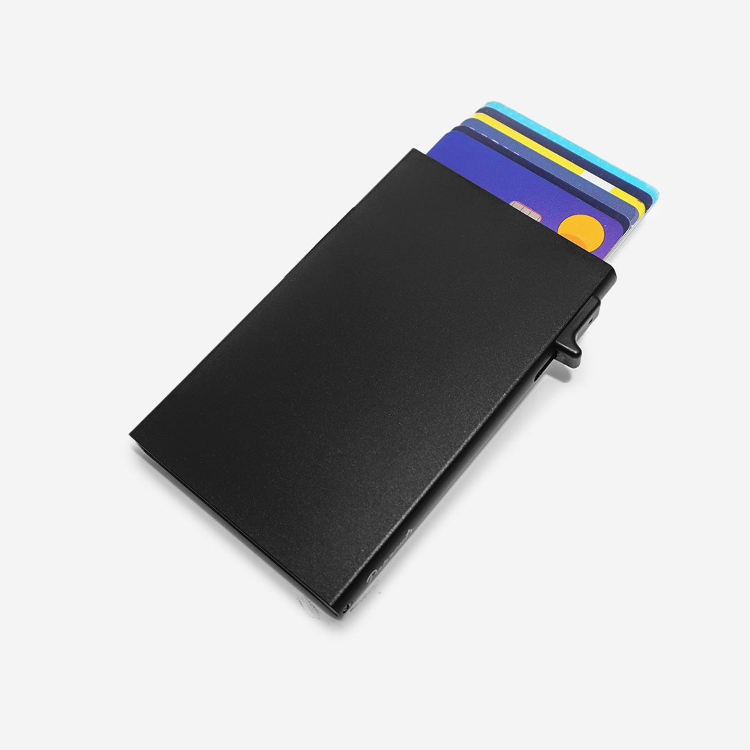 Paprcuts RFID Alu Kartenetui Just Alu Kartenetui schwarz vegan
