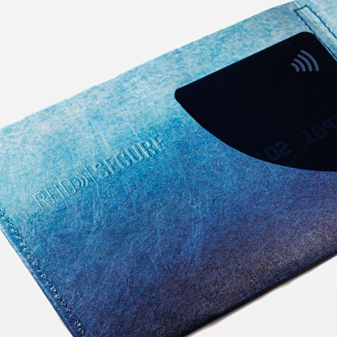Paprcuts RFID Wallet Blue Lagoon Portemonnaie Tyvek blau