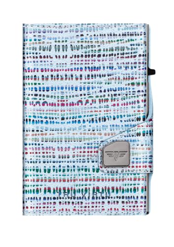 Tru Virtu Wallet Click&Slide Geldbörse Bamboo Blue RFID